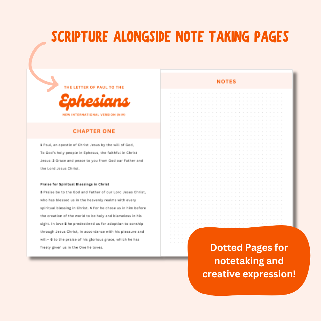Ephesians Scripture Notebook - Summer - Image 3