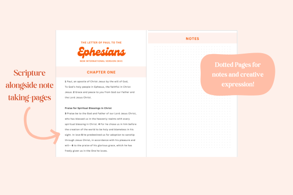 Ephesians Scripture Notebook - Summer - Image 4